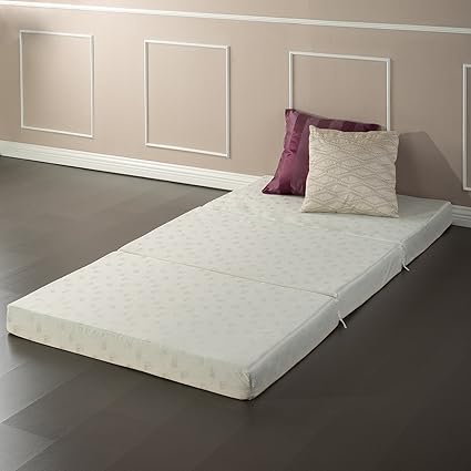 Amazon Com Zinus Memory Foam 4 Inch Tri Fold Comfort Portable