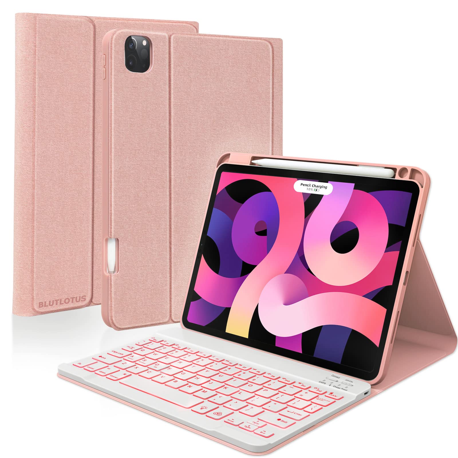 Keyboard case for ipad Air 11 inch(M2 2024)/10.9 Inch Air 5th 4th ...
