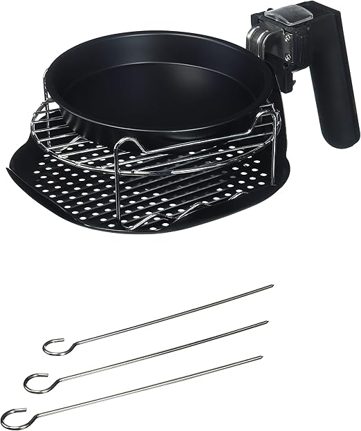 Juego de accesorios para freidora de aire, parrilla y estante con ...