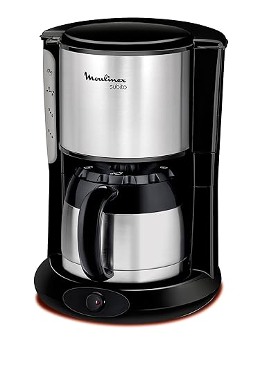 Moulinex FT360811 Thermo Kaffeemaschine Subito edelstahl,Schwarz