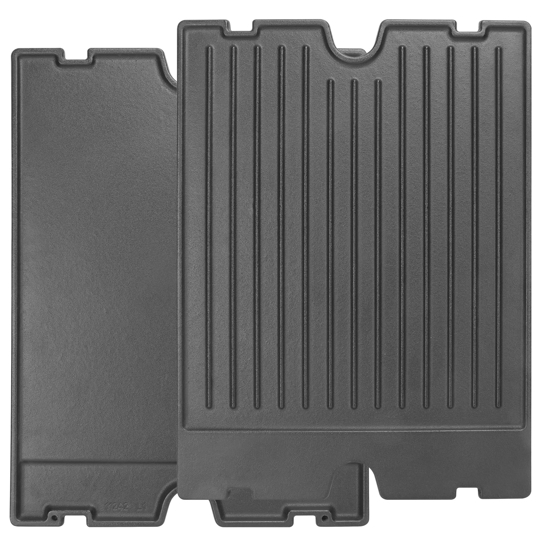 Photo 1 of 2-in-1 Reversible 17.48” x 12.48” Pre-Seasoned 11242 Cast Iron Griddle for Broil King Baron, Crown, Crown Pellet Series Grill, Flat Griddle Top Plate for Gas Stove/Charcoal/Electric/Propane/Gas Grill
