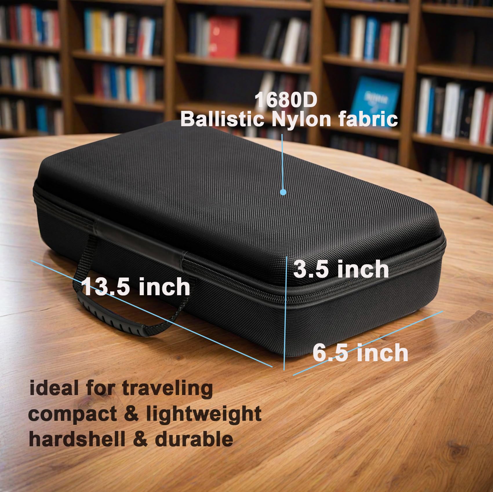 RIGICASE 10 slots watch travel case, Hard Portable watch carry storage organizer box, fit watches up to 55mm face