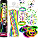 The Glowhouse Premium 206 Piece Glow Stick Party Set with Connectors view 2