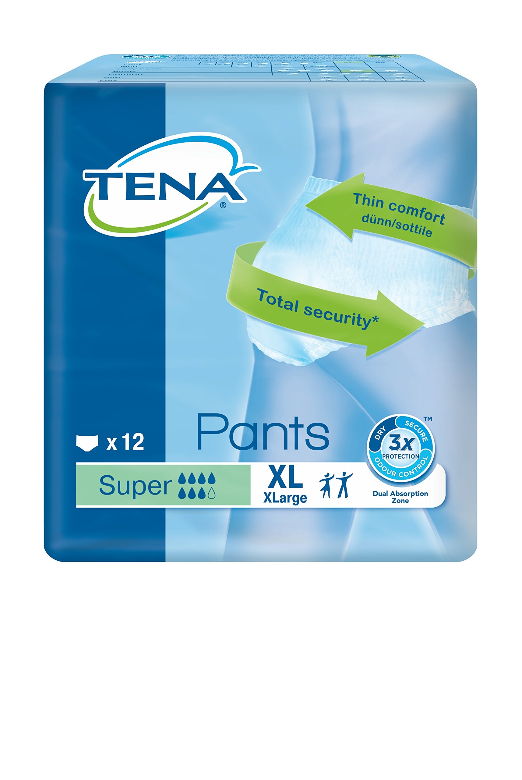 Tena Pants Super X-Large - Pack 12