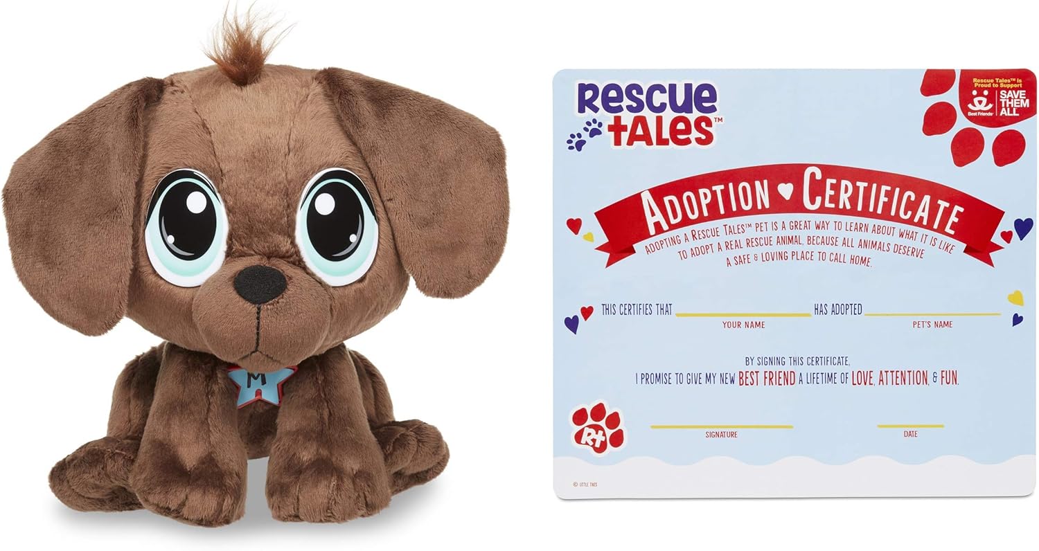 Little Tikes Rescue Tales Scrub 'n Groom Bathtub Playset w/ Chocolate Lab Plush Pet Toy, Multicolor: Toys & Games