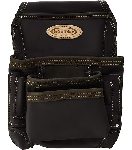 McGuire-Nicholas Master's 53 Brown Premium Leather Tool Belt 1DM-529-M  The Home Depot