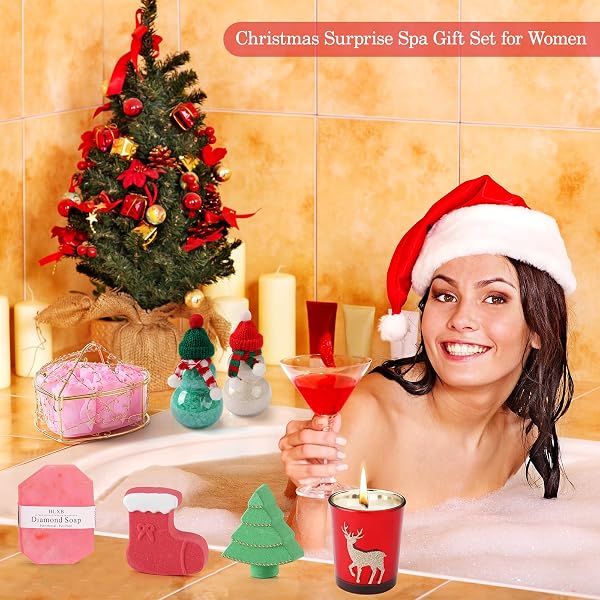 CHRISTMAS GIFTS FOR WOMEN, CHRISTMAS 24 PIECES BEAUTY FASHION AND JEWELRY BATH SETS FOR ADULT, MOM, SISTER, GIRL. ADVENT CALENDAR 2025 FOR ADULT WOMEN, SURPRISE GIFT BASKETS FOR WIFE, SISTER, GIRLS