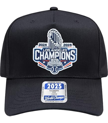 Amazon.com: Baseball 2025 World & League Champions Embroidered