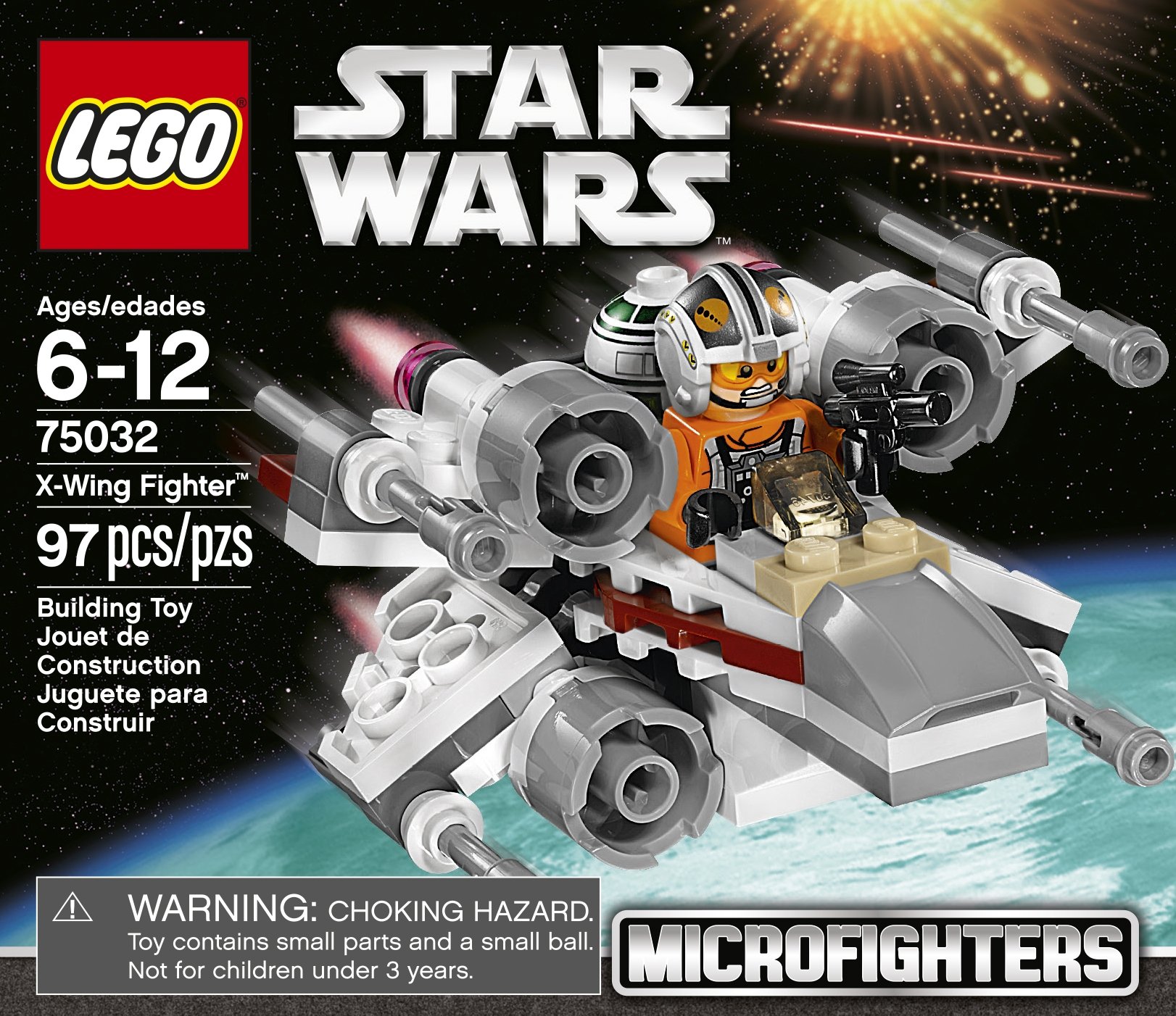 Galleon - Lego, Star Wars Microfighters Series 1 X-Wing Fighter (75032)