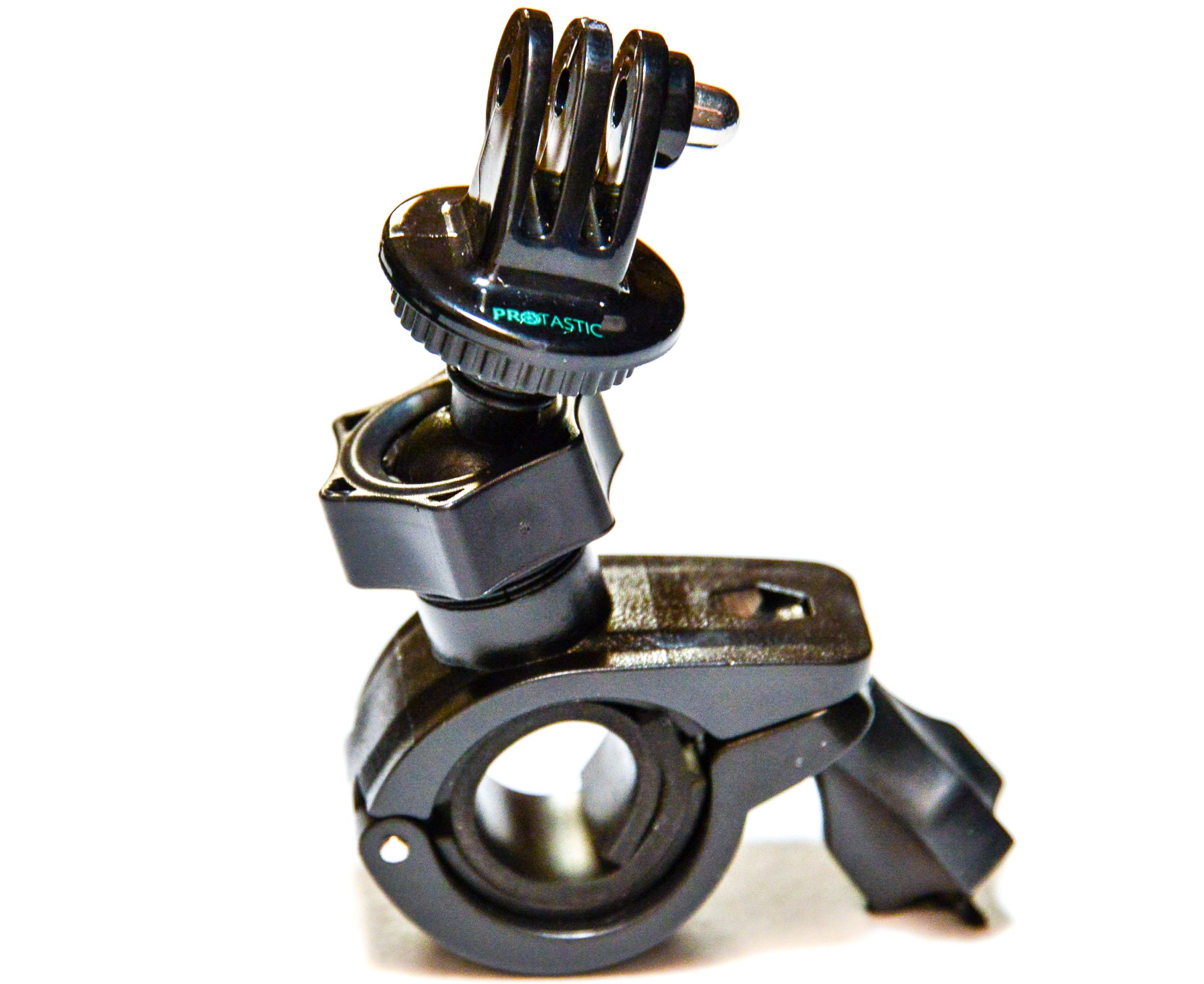 PROtastic Ball Head Tube Mount for Action Cameras and Compact Cameras (with 1/4" Screw & GoPro/Xiaomi/SJCAM Compatible Adapter)