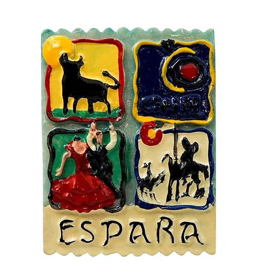 zamonji Souvenir de España 3D Resina Imán para Nevera Imanes para ...