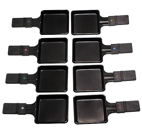 Severin 0633048 Raclettepfannen (8 Stück | Maße im Text) für RG9640, RG9645 Raclette