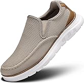 Mens Casual Loafers Slip-on Boat Mesh Walking Shoes Business Oxfords Sneakers Work Comfortable Lightweight Soft Sole