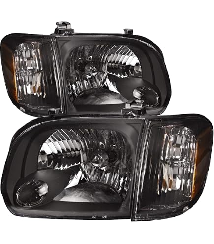 Headlight Assembly Set For 2001-2004 Toyota Sequoia & 2004 Tundra – Left & Right