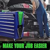 SWANLAKE Magnetic Wrench Organizer 4-Piece 64-Slot SAE Metric Tool Tray Storage view 7