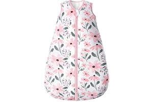 Yoofoss Baby Sleep Sack 6-12 Months, TOG 2.5 Baby Wearable Blanket with 2-Way Zipper, 100% Organic Cotton Fabric Winter Newborn Sleeping sack, Warm Soft Comfy(Medium)