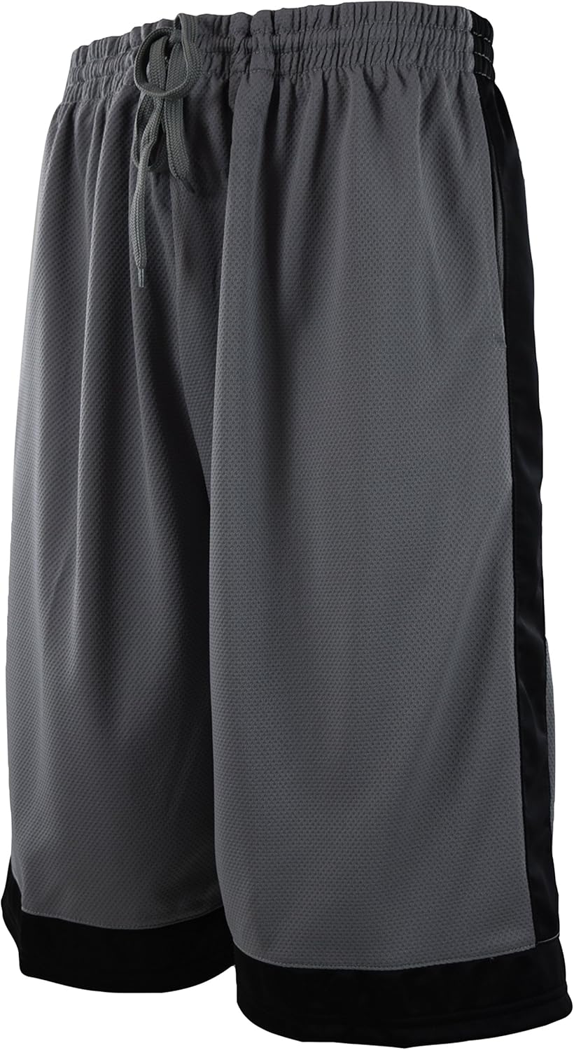 ChoiceApparel Mens Solid Color Basketball Training Shorts with Pockets and Drawstring: Clothing