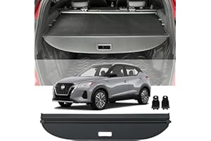 AQAE Cargo Cover Compatible with 2018-2024 Nissan Kicks Trunk Cover Retractable Rear Trunk Security Cover Kicks Accessories Shielding Shade Privacy Screen Cargo Cover