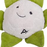 Petface Foodie Faces Cauliflower Plush Dog Toy with Squeaker view 4