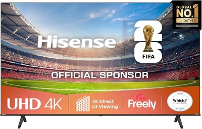 Hisense 65A6QTUK 65 Inch 4K Ultra HD AI TV Hi-View Engine Dolby Vision