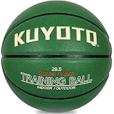 KUYOTQ 3lbs/2.2lbs Weighted Heavy Basketball 29.5/28.5" Training Size 7/6 Outdoor Basketball Equipment for Improving Ball Handling Dribbling Passing and Rebounding Skill(deflated)