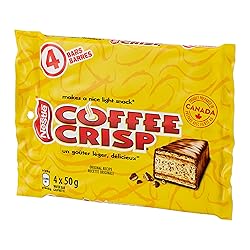 Canada Candy Coffee Crisp Chocolate Bar, 4 Count