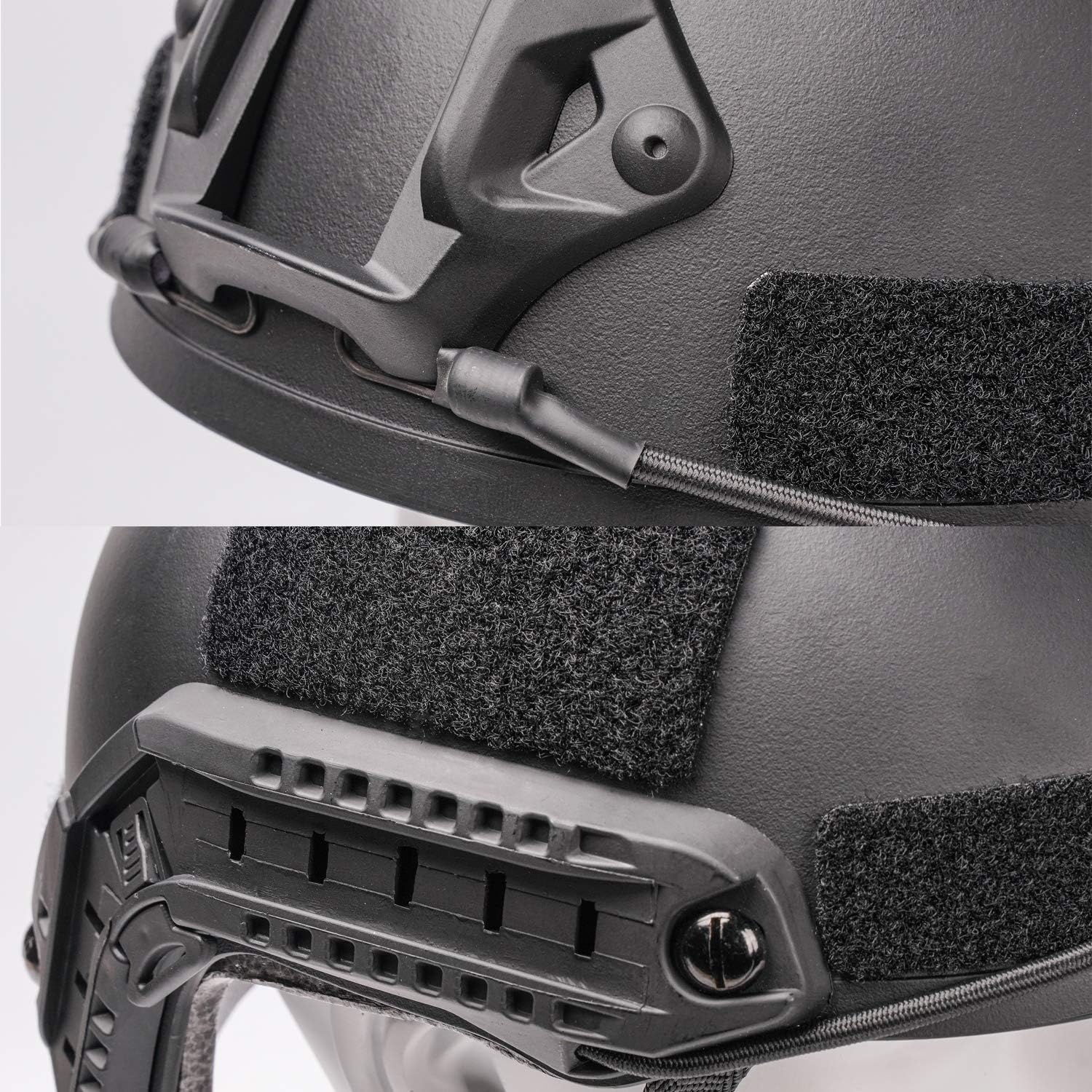 Airsoft MH Helmet Express Edition Fast Base Jump Helmet ABS Military Tactical Helmet for Paintball Wargame (Black)… : Sports & Outdoors