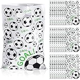 libala 30Pcs Soccer Goodie Bags - Plastic Soccer Gift Bags, Soccer Party Theme Favor Decor Supplies for Kids & Teens, Ideal Snack Bags for Team Events Decorations