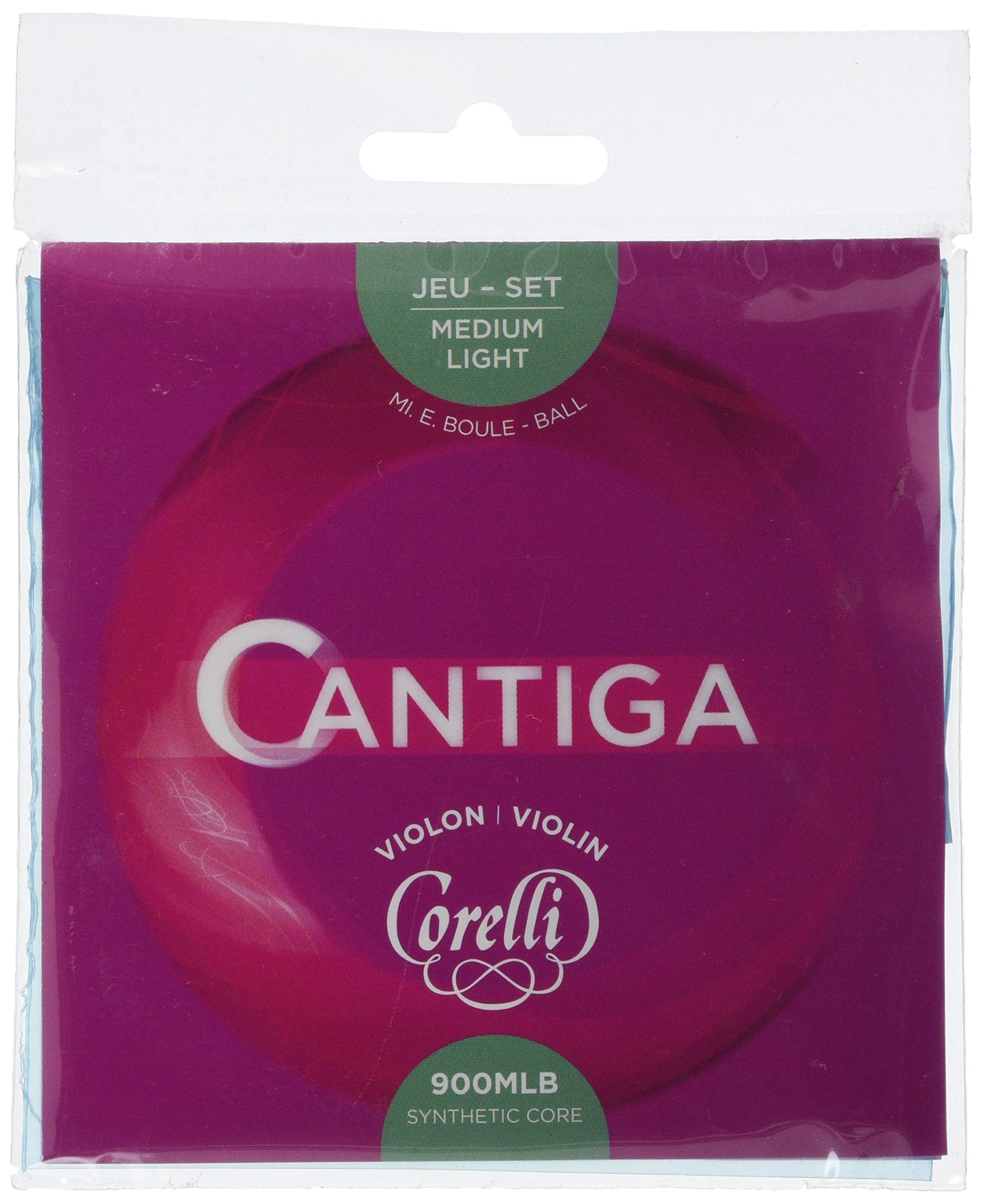 Corelli Violin strings Cantiga set with E ball-end Light 900MLB