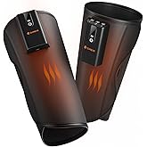 QUINEAR Cordless Calf Massager with Heat and Compression, Leg Massager for Circulation and Pain Relief, Portable Leg Massager with 3 Intensities & 3 Modes, Fast Recovery for Swelling, RLS