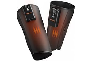 QUINEAR Cordless Calf Massager with Heat and Compression, Leg Massager for Circulation and Pain Relief, Portable Leg Massager with 3 Intensities & 3 Modes, Fast Recovery for Swelling, RLS