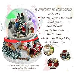 Koncenttop Christmas Snow Globe, 130mm Snow Globe
