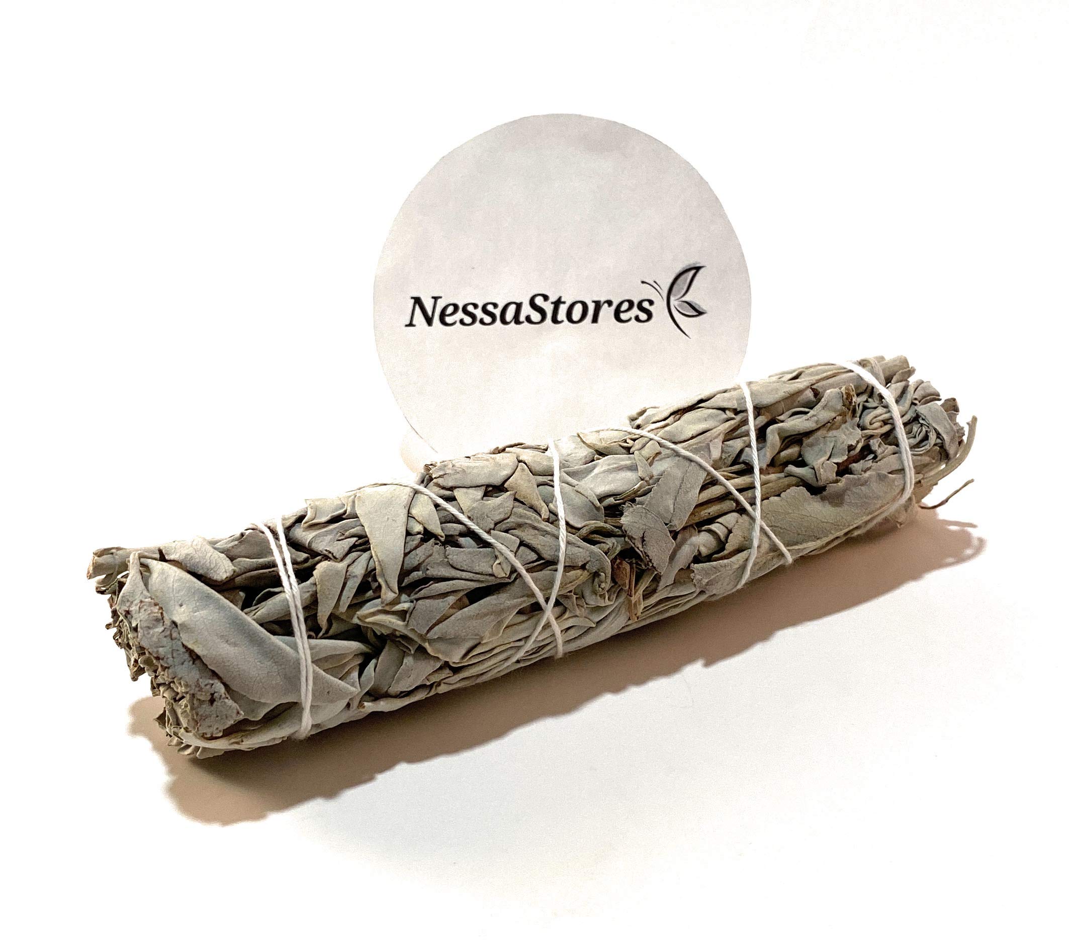 NessaStores - California White Sage Smudge Stick Incense 6" Bundle #JC-162 (1 pc)