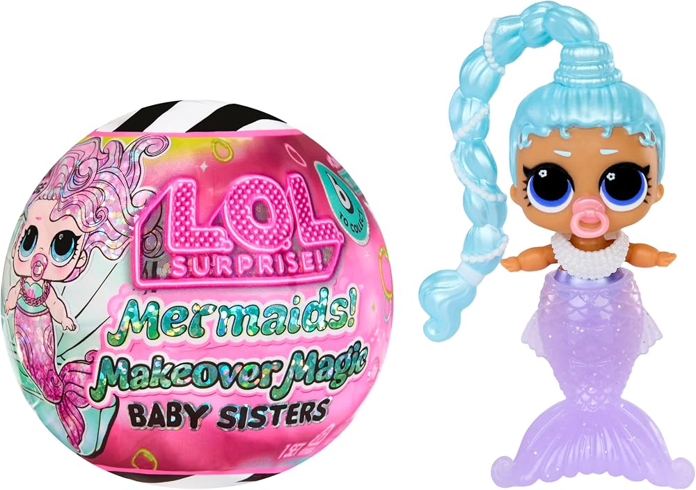 L.O.L. Surprise! Mermaids Makeover Magic Baby Sisters Colour-Changing Tail 6
