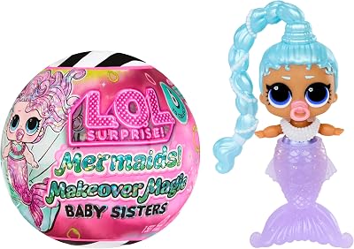 L.O.L. Surprise! Mermaids Makeover Magic Baby Sisters Colour-Changing Tail 6