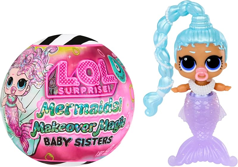 L.O.L. Surprise! Mermaids Makeover Magic Baby Sisters Colour-Changing Tail 6