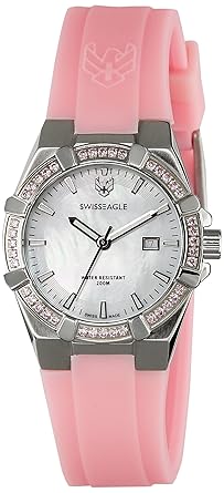 Swiss Eagle Analog White Dial Womens Watch - SE-6041-06