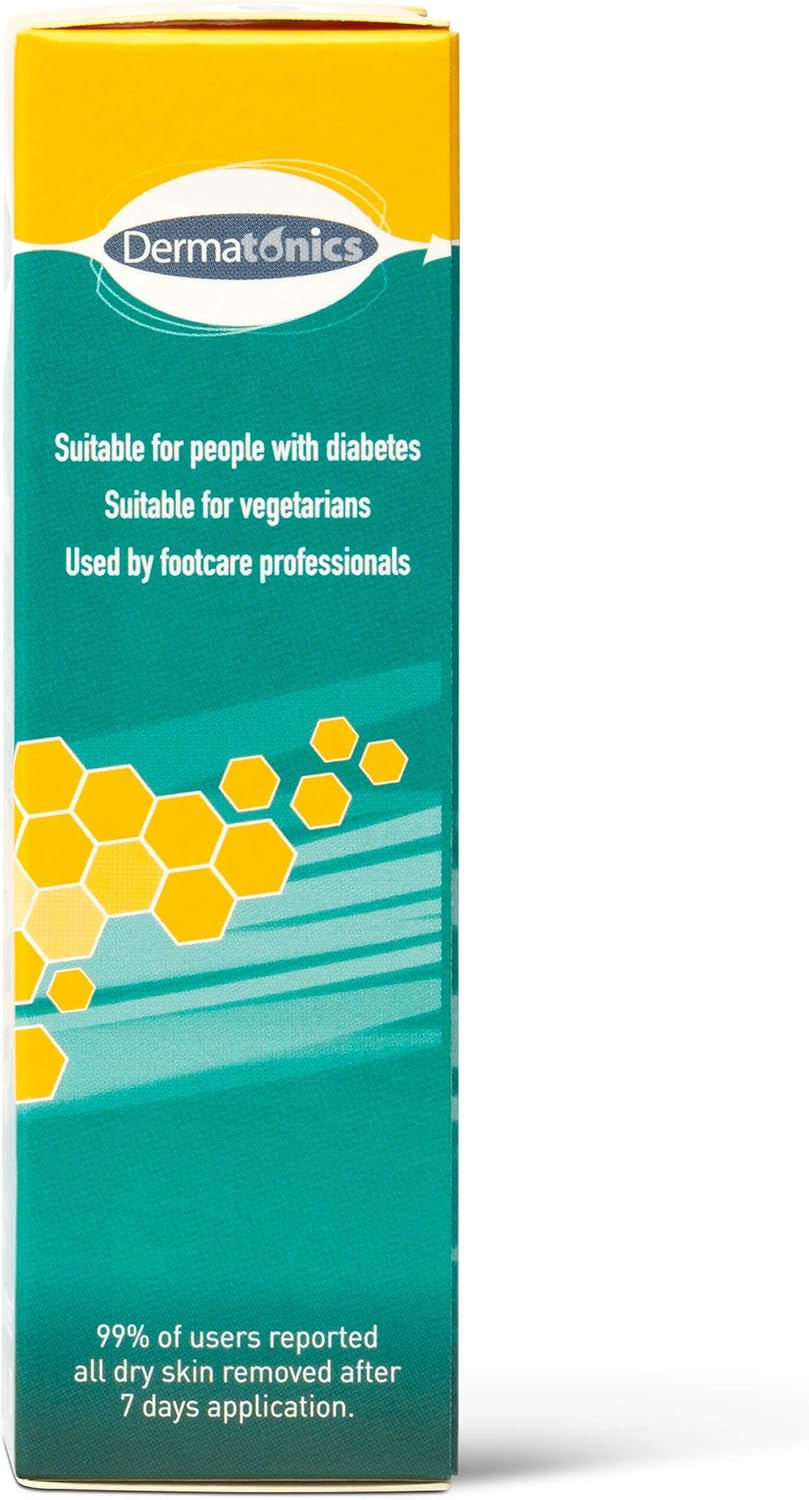 Dermatonics Manuka Honey Heel and Elbow Moisturizing & Exfoliating Cream for Dry and Cracked Skin, 2oz Tube: Health & Personal Care