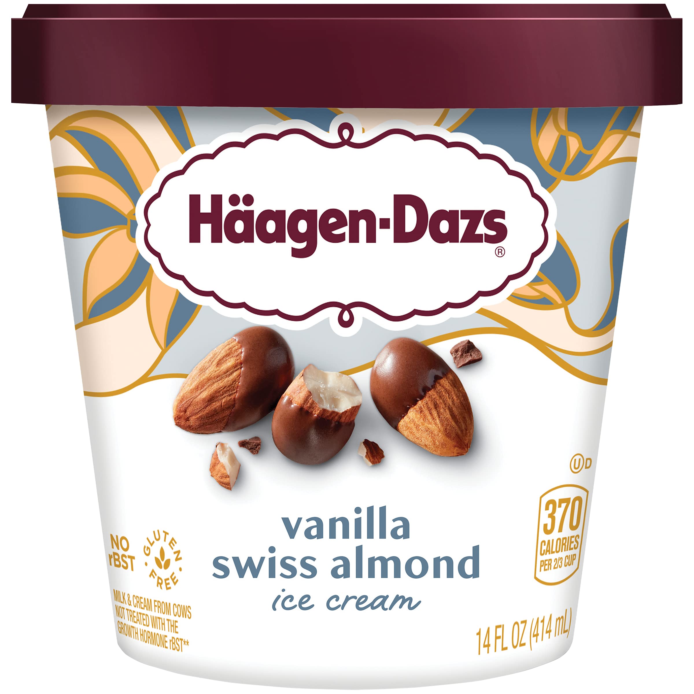 Haagen Dazs Vanilla Swiss Almond Ice Cream 14 Oz Frozen Buy Online In Gibraltar At Gibraltar Desertcart Com Productid