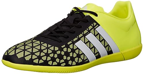 yellow adidas indoor soccer shoes
