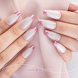 PrettyDiva Nail Powder Rose Gold Chrome Nail Powder