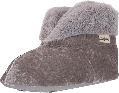 dearfoam velour bootie slippers