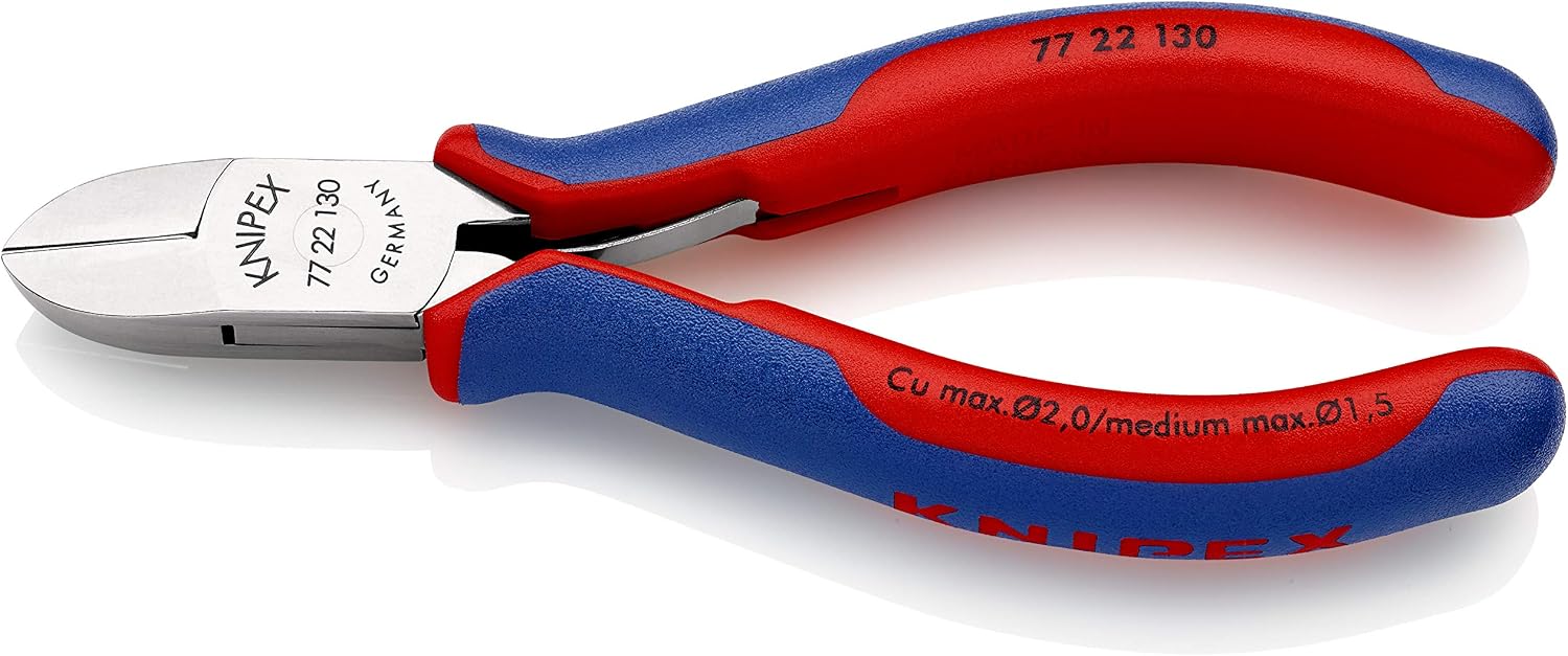KNIPEX Electronics Diagonal Cutter (130 mm) 77 22 130