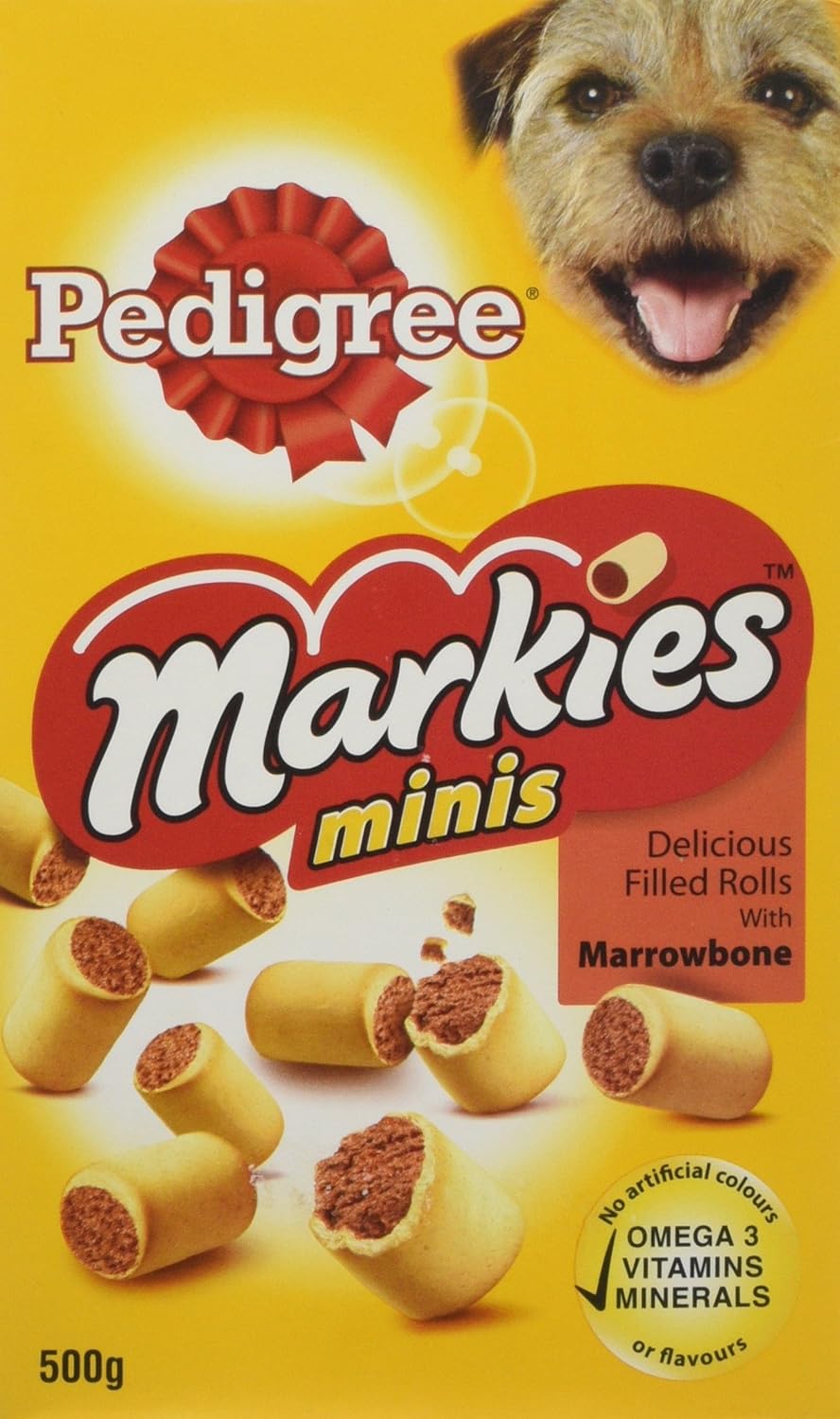 Pedigree Markies Minis 500g x 3, 500 g (Pack of 3)