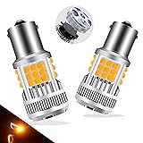 LEDYOTRY 1156 LED Bulbs Amber Super Bright 4000LM