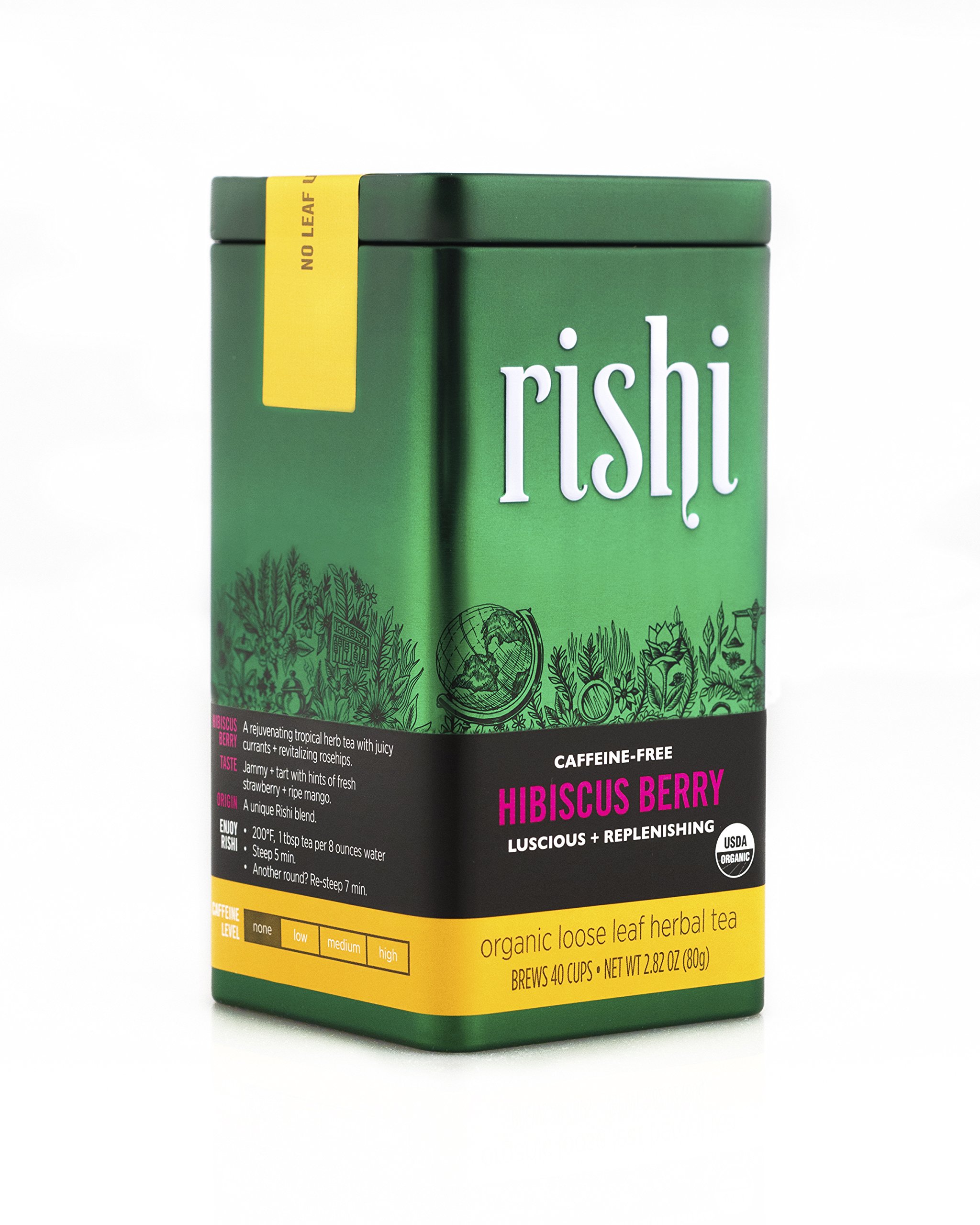 Rishi Tea Organic Sweet Peach Iced Tea, 2.11 Ounces Box