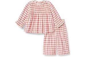 Amazon Essentials x Sofia Grainge Toddlers and Baby Girls' Long Sleeve Flannel Set