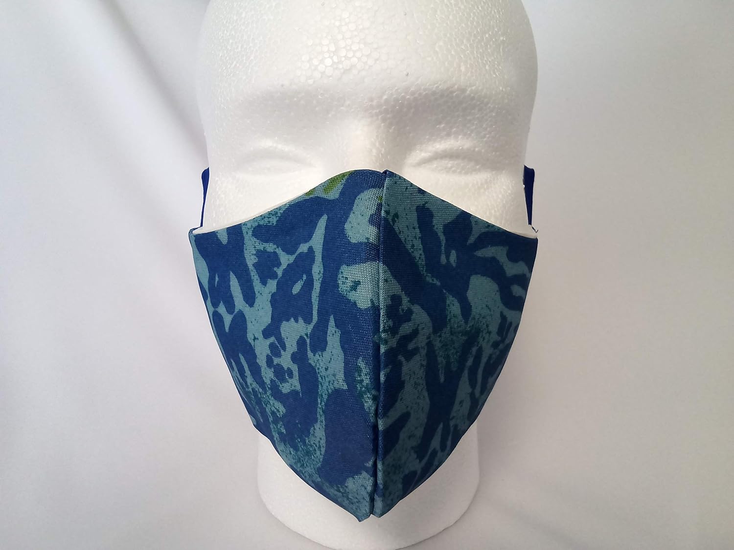 Blue Camo face mask Double Layer Washable Health
