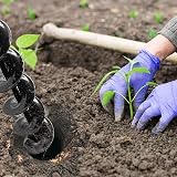 SYITCUN 8x60cm Garden Hole Digger Auger for Planting Bulbs & Seeds view 3