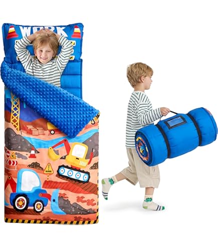 JOIEDOI - Tapete De Siesta Para Niños Pequeños Con Alohada Y Anta